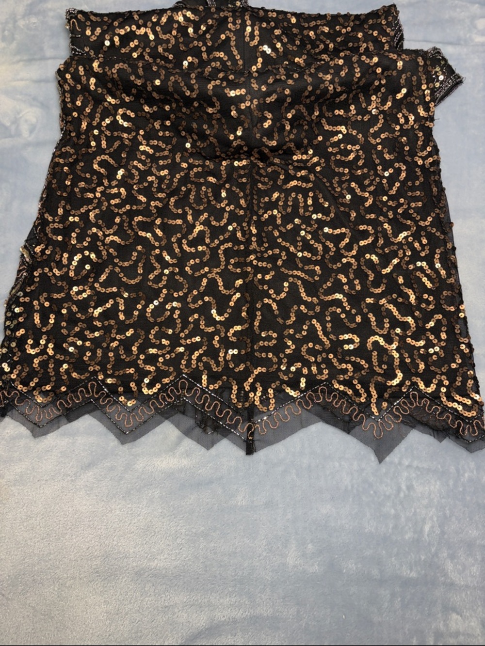 Pisarro Nights Elegant Sequin and Beaded Embellished Sleeveless Dress - Picture 13 of 14